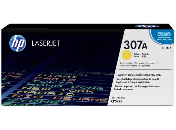 Toner HP CE742A 7.3K gul 